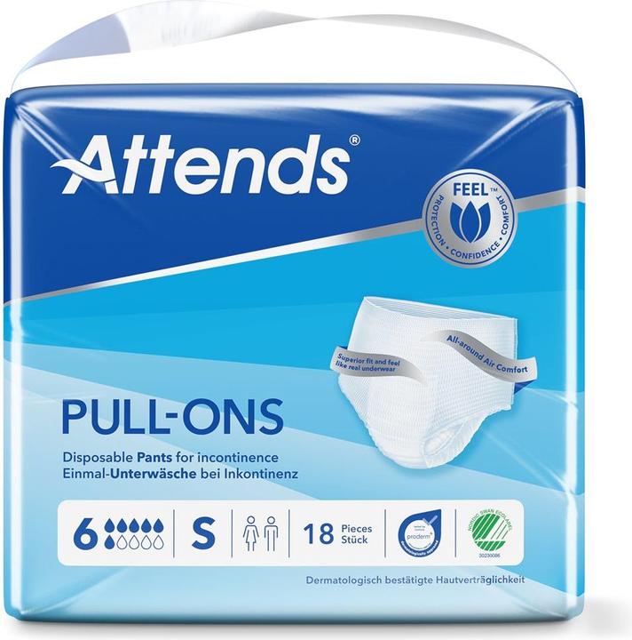 Attends Pull Ons 6 Pant (18 x, Mini)
