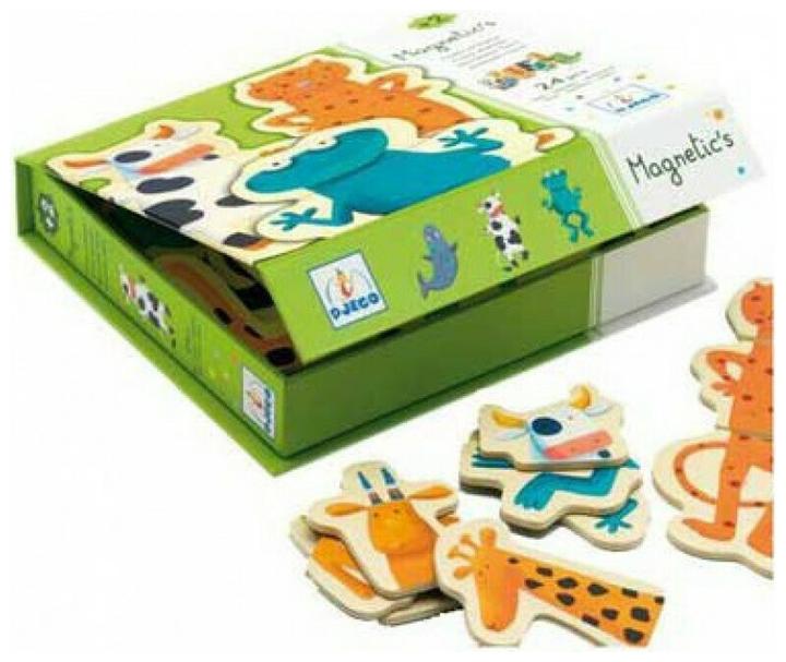 Actual product image Djeco Magnets Crazy (24 pieces)