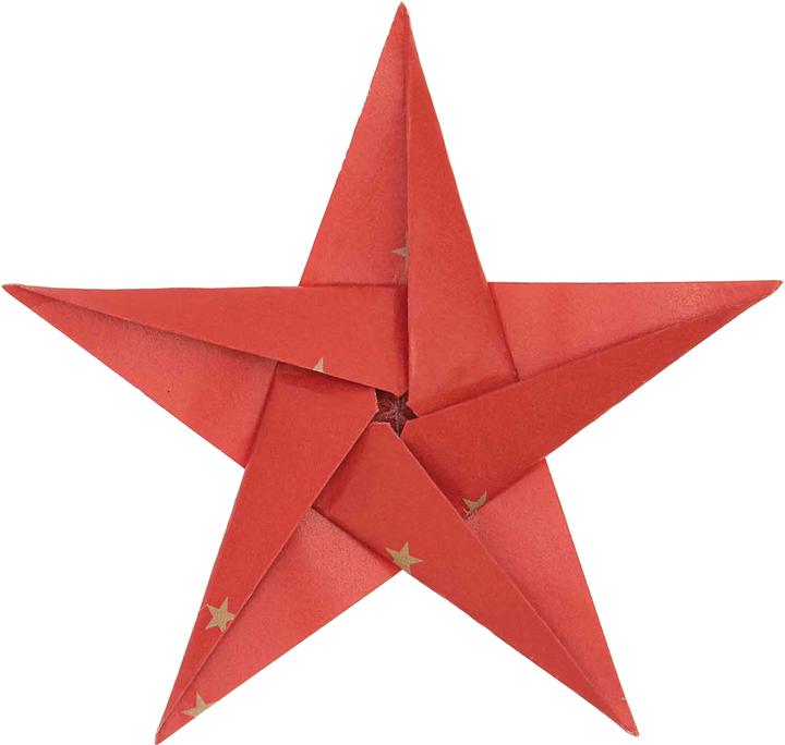 Image du produit Rico Design Dépliants "Étoiles d'or", 32 feuilles (130 g/m², 32 x)