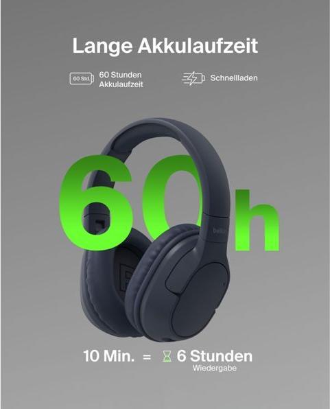 Actual product image Belkin Soundform Surround (NC, 60 h, Wireless, Cable)
