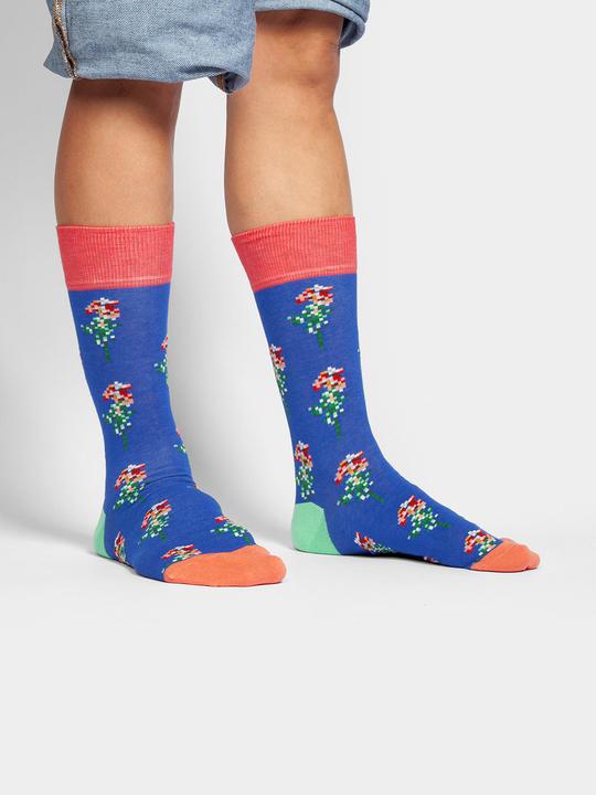 Produktbild DillySocks Pixel Flowers (Einzelpack, 36 - 40)
