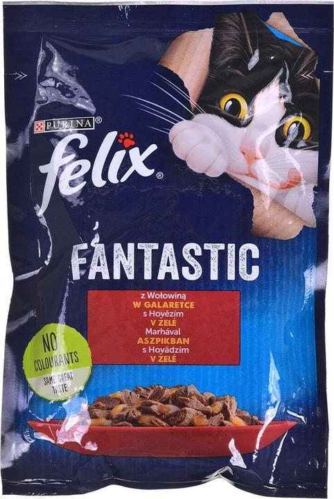 Image du produit Purina Friskies Jelly Beef - Nourriture humide pour chats - 100 g (Senior, 1 pcs, 100 g)