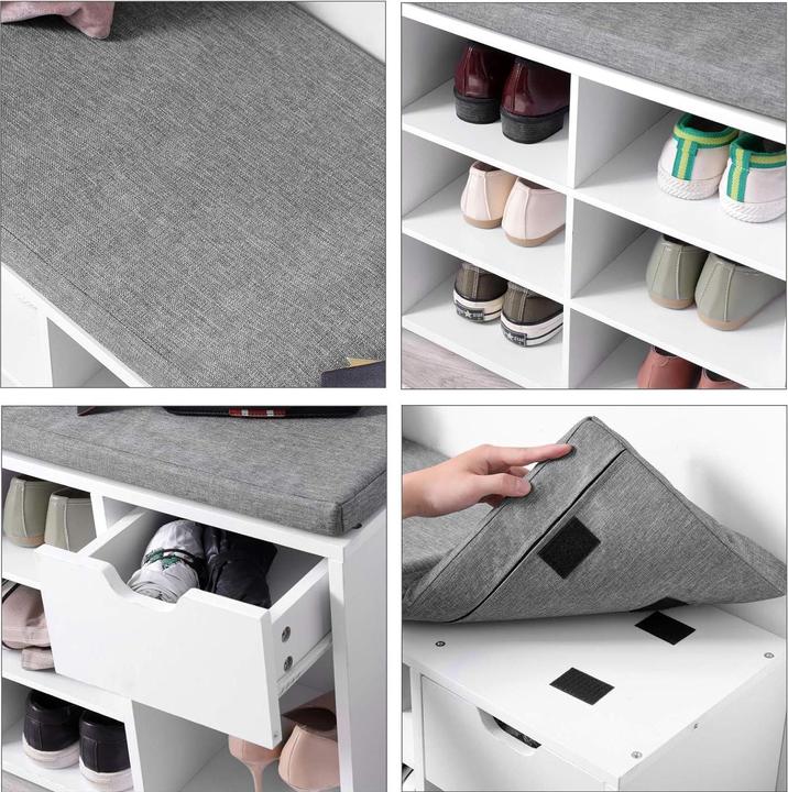 Actual product image Vasagle Shoe bench (104 x 30.5 x 48 cm)
