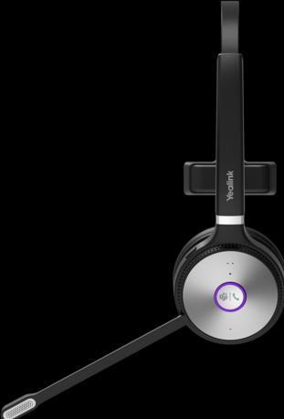 Actual product image Yealink Headset WH62 Mono Portable Teams (Wireless, USB-A)