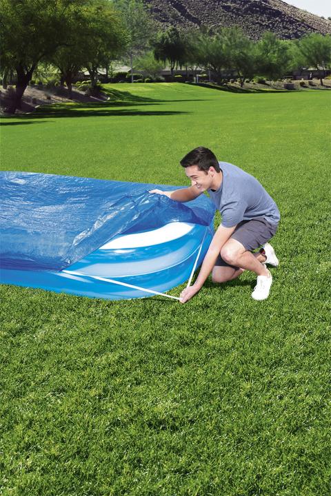 Actual product image Bestway Rectangle Pool Cover for 2.62 m x 1.75 m Inflatable Family Pools