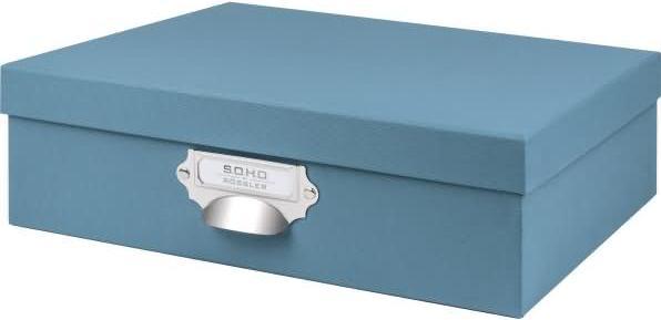 Actual product image Rössler Storage Box S.O.H.O. Blue (337 x 255 x 105 mm, 9 l)