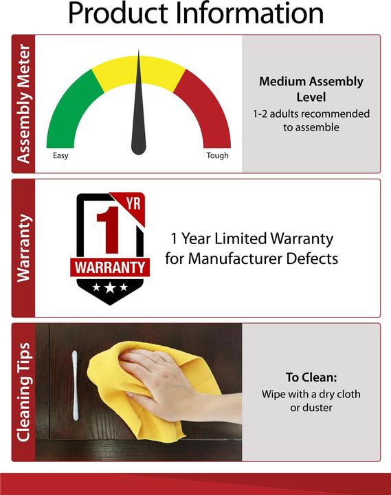 Produktbild Ameriwood Home Franklin (902 x 457 mm)