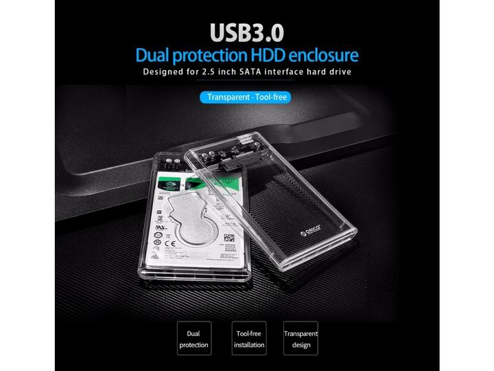 Immagine prodotto Orico Custodia HDD 2,5" USB 3.0 2139U3-CR-EP (2.5")