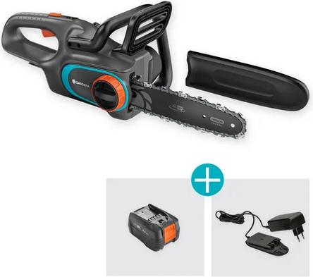 Produktbild Gardena Akku-Kettensäge PowerSaw 250/18V P4A Ready-T-U Set (Akku Kettensäge)