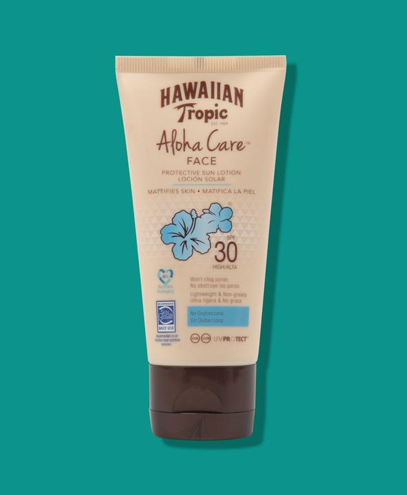 Image du produit Hawaiian Tropic ALOHA CARE FACE lotion solaire SPF30 90 ml (Lotion solaire, SPF 30, 90 ml)