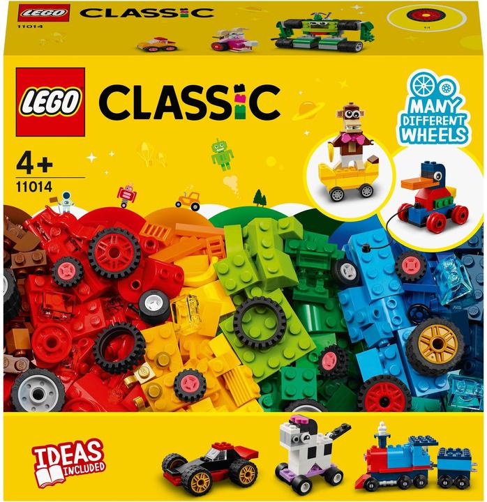 Produktbild LEGO Steinebox mit Rädern (11014, LEGO Classic)