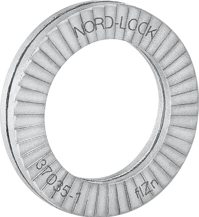 Actual product image Nord-Lock Wedge lock washers NL24 zinc flake coated, to DIN25201 (M24)