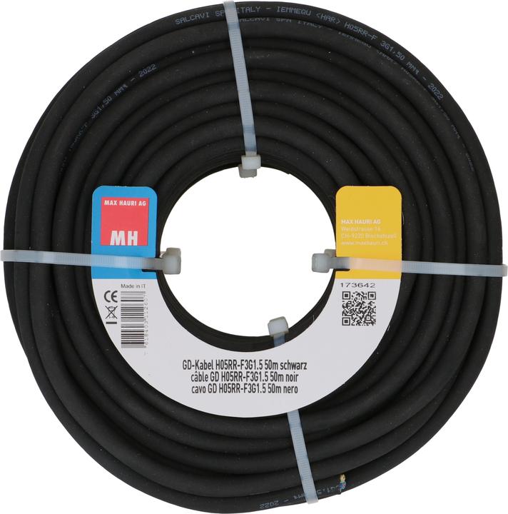 Actual product image Max Hauri GD cable H05RR-F (50 m)