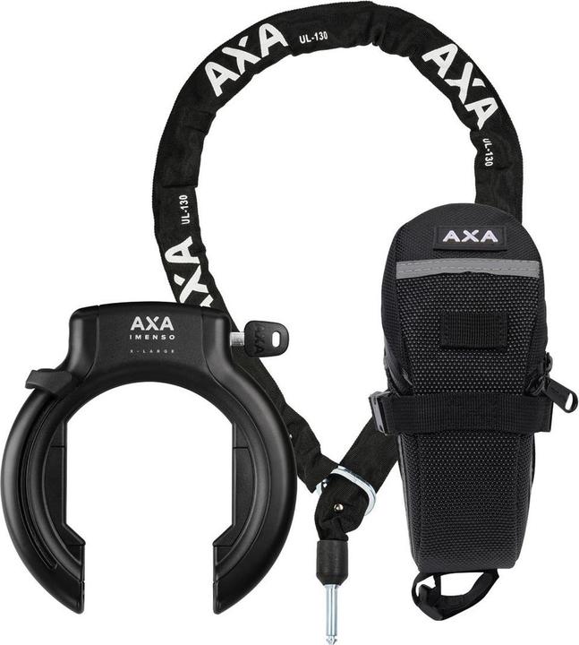 AXA Rahmenschloss Kit Imenso X-Large Retractable/ULC 130/Tasche