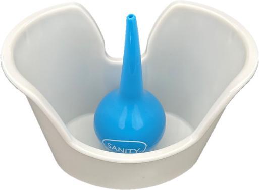 Actual product image Sanity Ear tub set with ear syringe