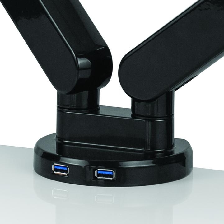 Actual product image Fellowes Platinum Series Triple Monitor Arm (Table, 27")