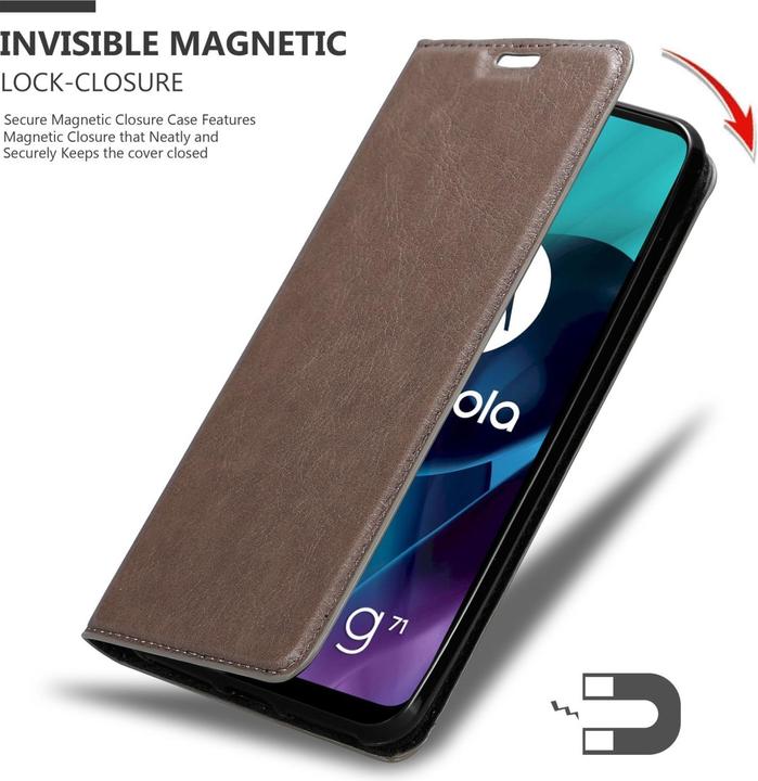 Immagine prodotto Cadorabo Libro Invis. Coperchio magnetico (Motorola Moto G71 5G)