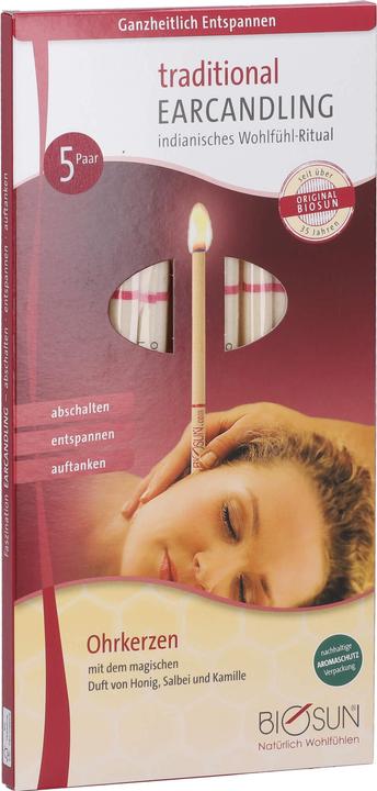 Produktbild Biosun traditional Ohrkerzen, 5 Paar