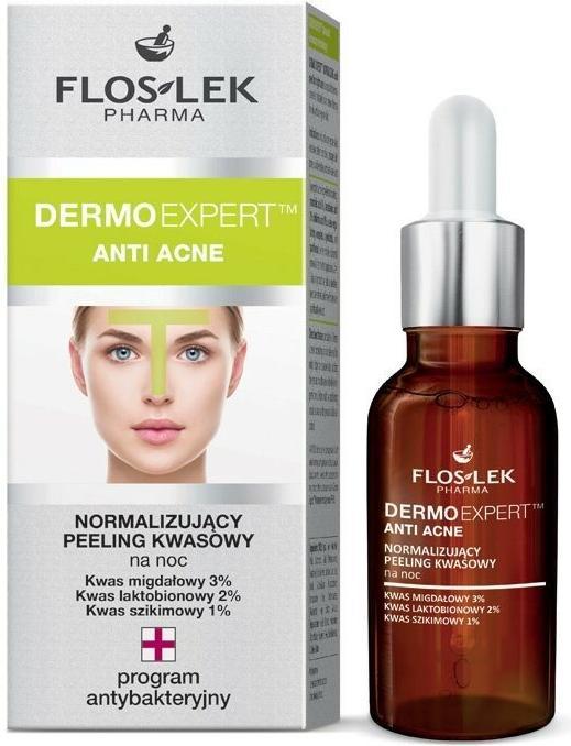Produktbild Floslek Pharma Dermo Expert Anti Acne Night Normalizing Acid Peel 30ml (30 ml)