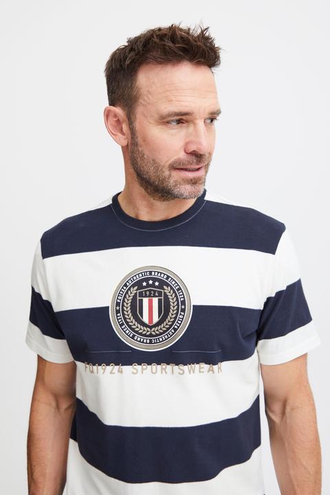 Immagine prodotto FQ1924 FQTom SS t-shirt a righe con stampa logo 21900645 (XL)