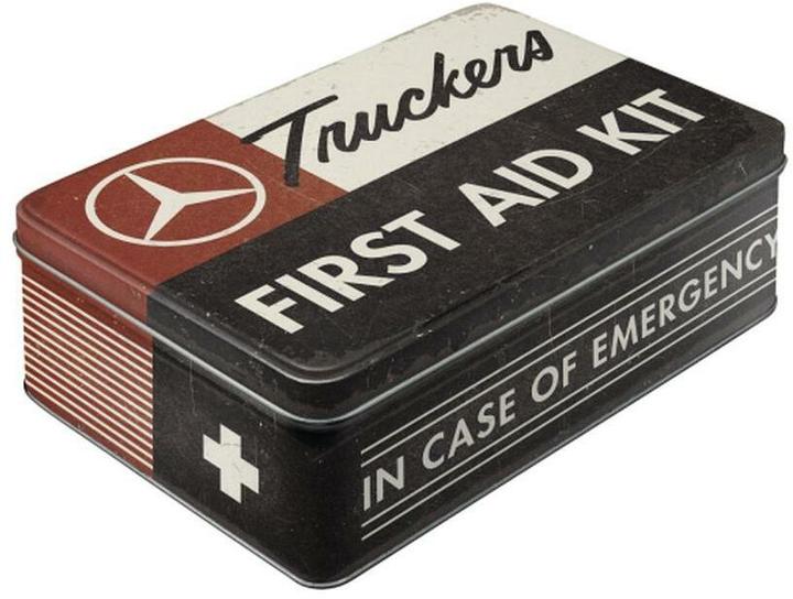 Image du produit Nostalgic-Art Merchandising Nostalgic Art Boîte à médicaments Daimler Truck rouge/noir/blanc, largeur : 23 (8 x 16 x 23,5 cm, 3.01 l)