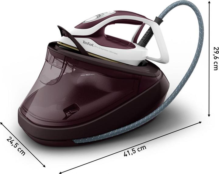 Produktbild Tefal Pro Express Ultimate II GV9721E0 steam ironing station 1.2 L Durilium AirGlide Autoclean (3000 W, 600 g/min)