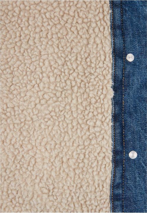 Actual product image Urban Classics Ladies Oversized Sherpa Denim Jacket (M)