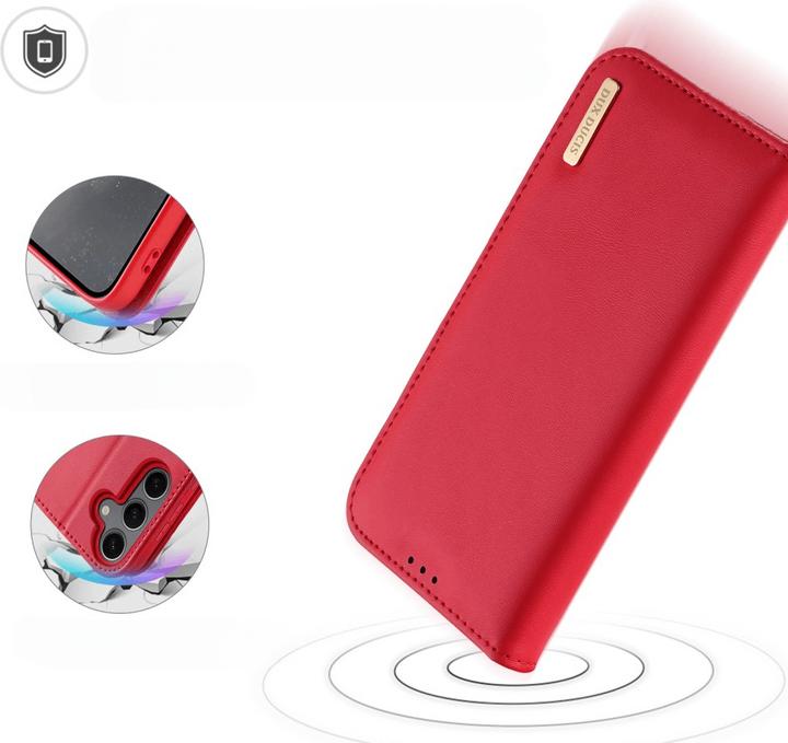 Actual product image Dux Ducis Hivo Series Leder Bookcover Hülle (Samsung Galaxy S25+)
