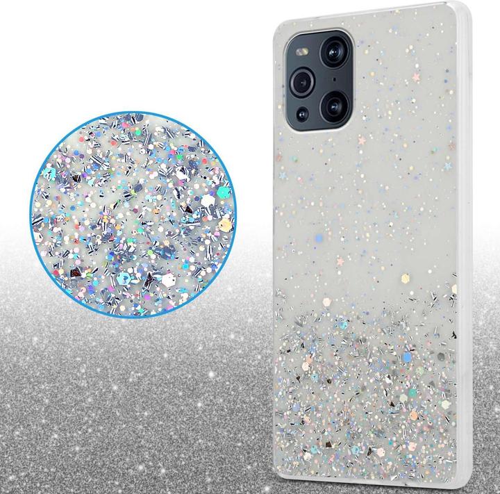 Produktbild Cadorabo TPU Hülle für Oppo FIND X3 PRO mit Glitzer (Oppo Find X3 Pro)