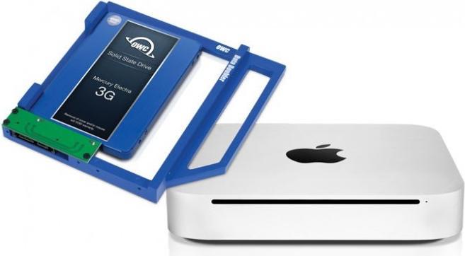 Actual product image OWC Data Doubler Optical Bay Hard Drive/SSD Mounting Solution for Mac mini 2010.