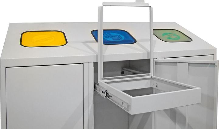 Image du produit ADB Système de tri des matières recyclables Séparateur de déchets 3x120l (120 l)