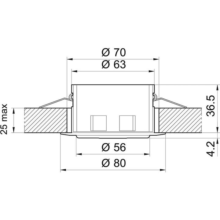 Produktbild Finder IR-Bewegungsmelder 1 St. 18.31.8.230.0000 230 V/AC 1 Schliesser (Ø) 65 mm (8 m)