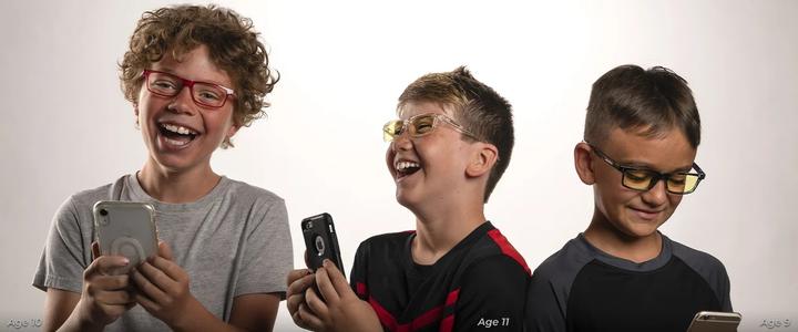 Image du produit Gunnar Cruz Kids Grandes lunettes d'ordinateur pour enfants de 8 à 12 ans - Lentille ambrée