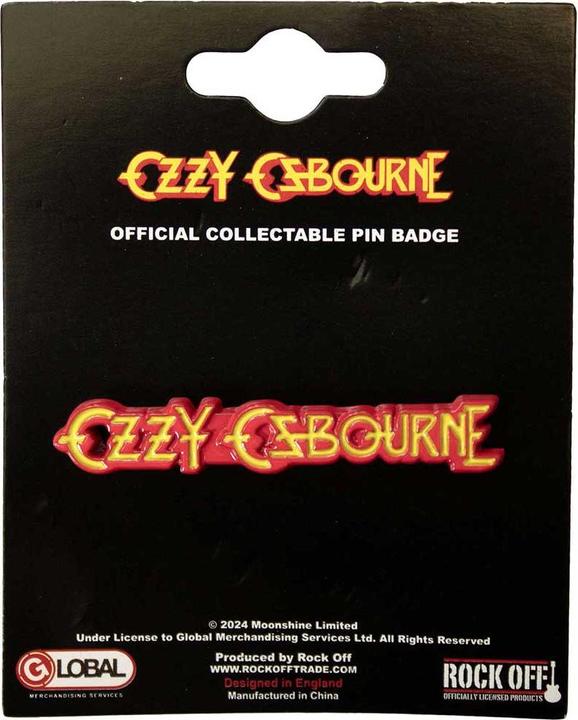 Immagine prodotto Ozzy Osbourne Logo Distintivo