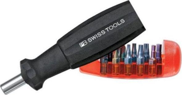Actual product image PB Swiss Tools Magazine bit holder (Pozidriv cross recess (PZ), Torx (TX), Port, Allen screw, Phillipps cross recess (PH))
