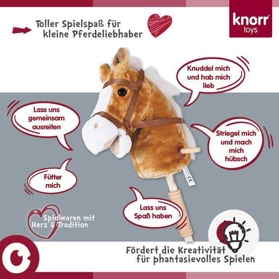 Produktbild Knorrtoys Steckenpferd "Blacky"
