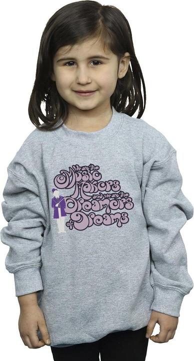 Produktbild Willy Wonka & the Chocolate Factory Dreamers Text Sweatshirt Mädchen (152, 158)