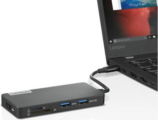 Image du produit Lenovo Hub USB-C 7-en-1 (USB-C, 7 Ports)