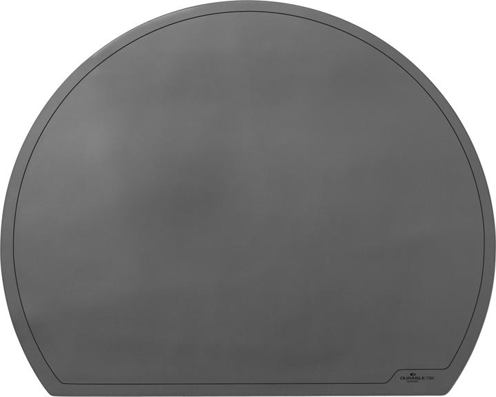 Produktbild Durable Schreibunterlage 65 x 52 cm (B x H) ohne Folienauflage PVC schwarz halbrund (65 x 52 cm)