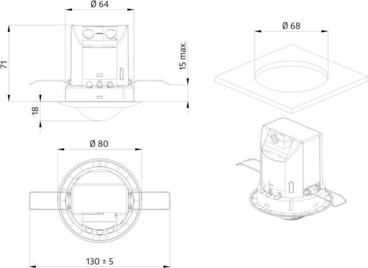 Actual product image BEG Presence detector (5 m)
