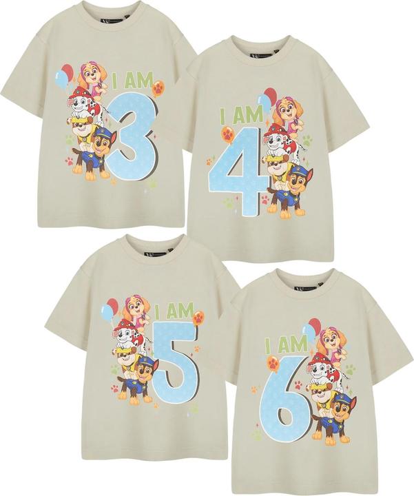 Paw Patrol I Am 4 TShirt Jungen Geburtstag kurzärmlig (116)