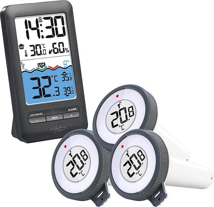 Image du produit Infactory Thermomètre intelligent pour bassin et piscine sans fil