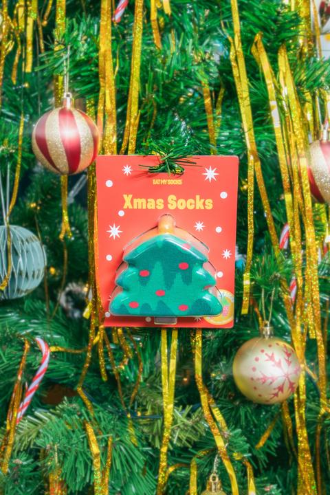 Immagine prodotto Eat My Socks EMS, Calzini, Adulto, Trend, Albero di Natale (Taglia unica)