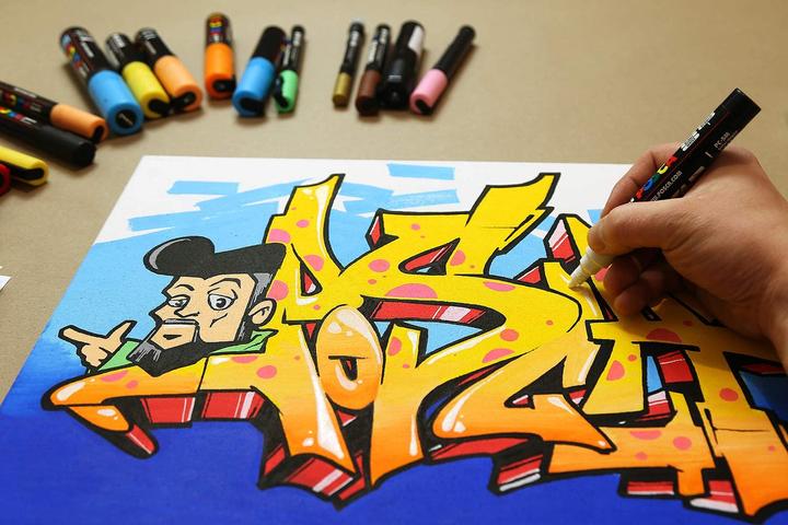 Produktbild Posca Filzstift Set (Mehrfarbig, 24 x)