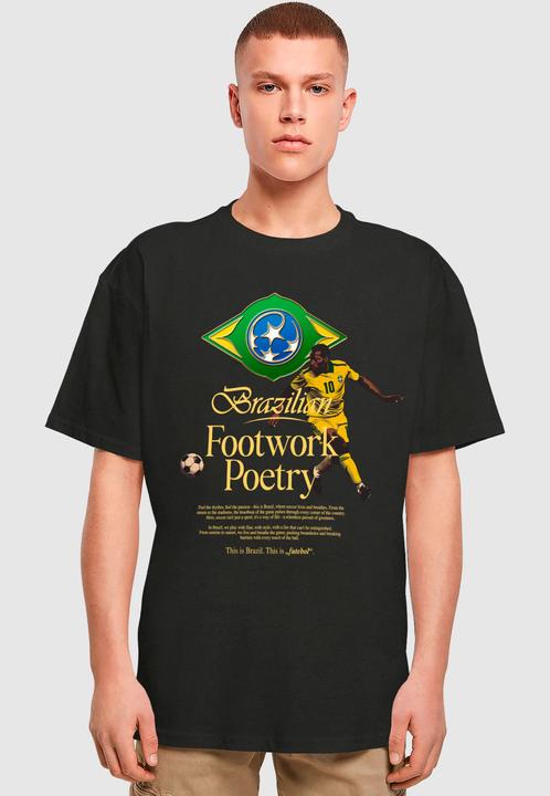 Actual product image Urban Classics Upscale Footwork Poetry Oversize Tee - 166119 (L)