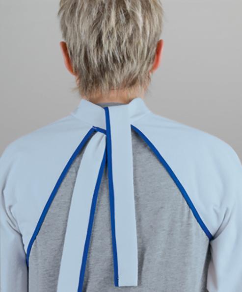 Immagine prodotto Suprima Tablier bavoir avec manches en éponge bleu clair (Mangiare)