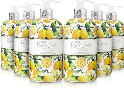 Produktbild Baylis & Harding Royale Garden Limited Edition Lemon & Basil Hand Wash 500ml Vegan Friendly (Flüssigseife, 500 ml)
