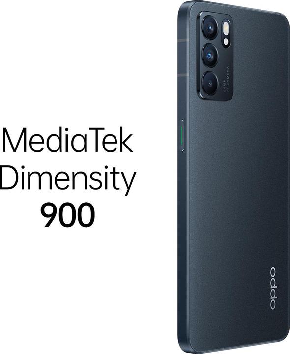 Produktbild OPPO Reno6 (128 GB, Stellar Black, 6.40", Dual SIM, 64.14 Mpx, 5G)