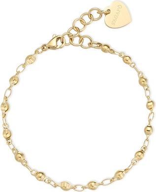Sagapo S'Agapo Decent Gold Plated Chunky Shk98 Bracelet
