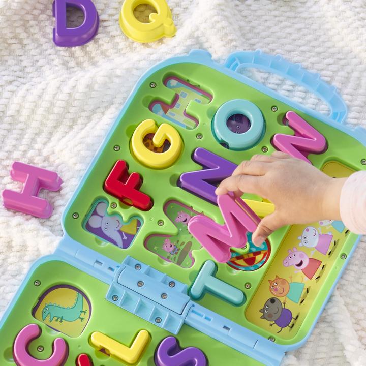 Produktbild Hasbro Peppas Buchstabenbox, Alphabet-Puzzle, Vorschul-Spielzeug